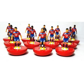 Subbuteo Andrew Table Soccer Lille OSC 2020-21 French Championship Winners on Classic Hasbro bases